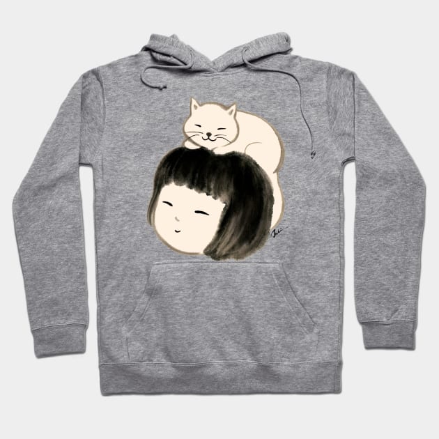 Stand by me cat Hoodie by juliewu